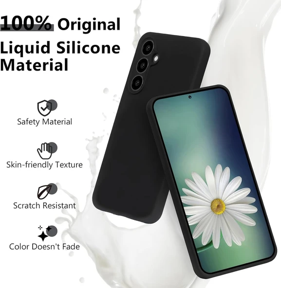 Abatech Samsung S24 Fe Siyah Lansman Kılıf - Resim 5