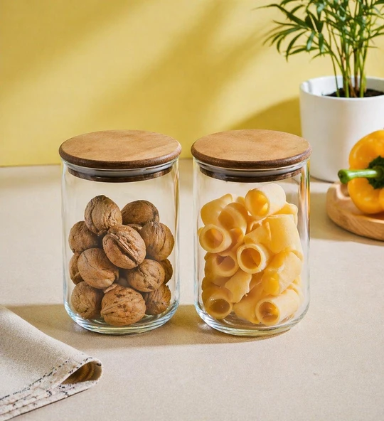 Selka Home Liya 1000 ML. 2'li Kavanoz ürün görseli 1