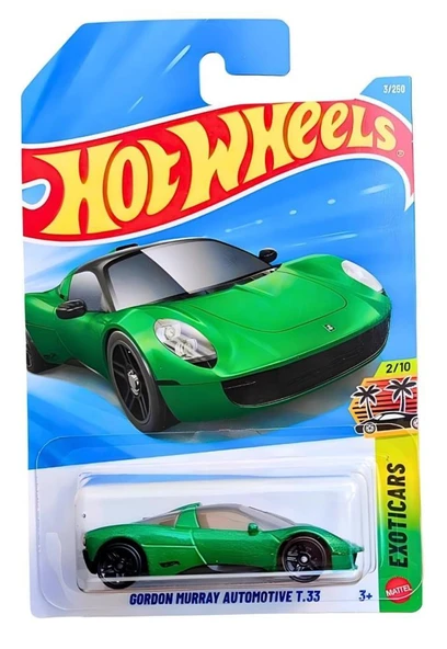 Hot Wheels Tekli Arabalar GORDON MURRAY AUTOMOTIVE T.33 (KISA KART) JJL44 ürün görseli 1