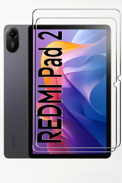 Xiaomi Redmi Pad 2 11 Inç 2025 Nano Kırılmaz Ekran Koruyucu Şeffaf Cam Tam Uyumlu  ŞEFFAF ürün görseli 1