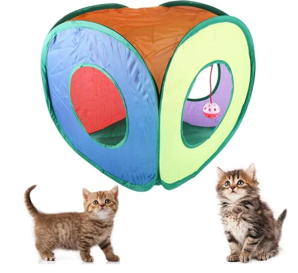 Oyuncak Toplu Kedi Oyun Tüneli - Resim 4