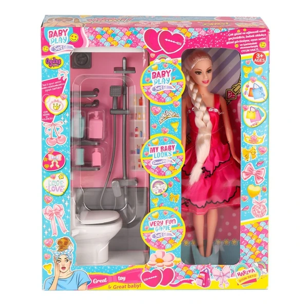OYD-02387 Bebek ve Banyo Oyun Seti - Oyuncak ürün görseli 1
