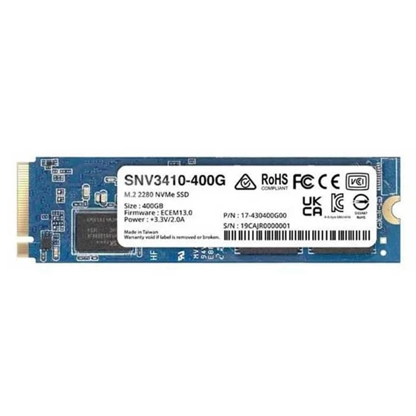 SYNOLOGY 400GB SNV3410-400G 3000- 750MB/s Enterprise M2 NVMe Gen3 Nas Disk ürün görseli 1