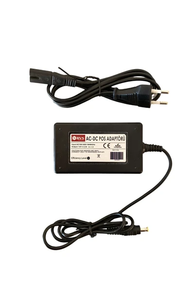 Bvs Elektronik 12 Volt 2,5 Amper Adaptör Ortası Iğneli Jack Adaptör 12v 2,5a - 12v 2.5a Pos Adaptörü ürün görseli 1