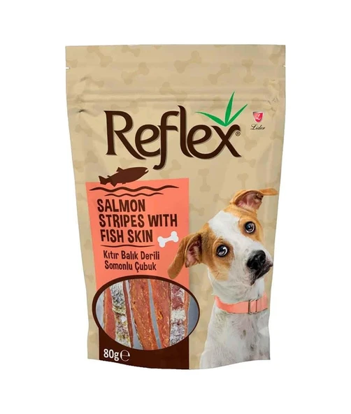 Reflex Kıtır Balık Derili Somonlu Çubuk 80 gr ürün görseli 1