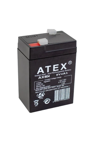 Bvs Elektronik 6 Volt 4 Amper Akü ( 6 V 4 Ah ) Kuru Akü Oyuncak Araba- Işıldak ürün görseli 1