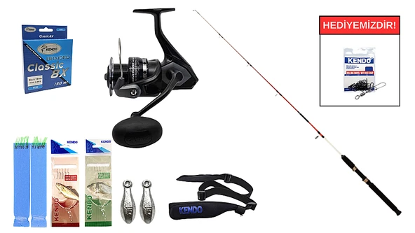 Remixon Tekno Boat 1.80m 50-100gr&Okuma Wave Power WP-8000A1 Tekne Seti ürün görseli 1