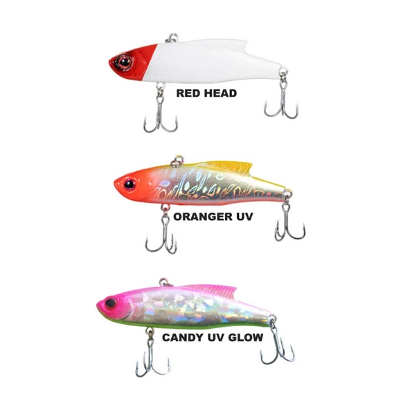 RYUJI ROCK VIB  9CM 38GR  Standart LIME UV - Resim 3