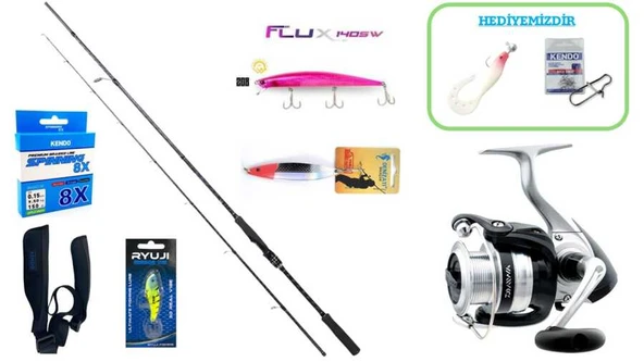 Ryuji Luna II 270 cm 5–55 gr & Daiwa Strikeforce 4000B Spin Seti ürün görseli 1