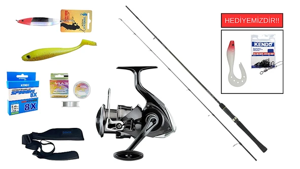 Daiwa Revros 2.74m 14-42 gr&Daiwa Crossfire 26 LT 4000C Spin Seti ürün görseli 1