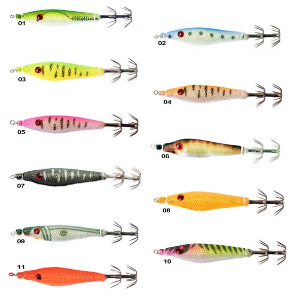 Ryuji New Soft Squid 5cm 2,8gr Silikon Kalamar Zokası  07 Standart ürün görseli 1