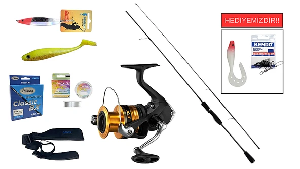 Fujin Sniper 240cm 10-30gr&Shimano FX C3000 FC Spin Seti ürün görseli 1
