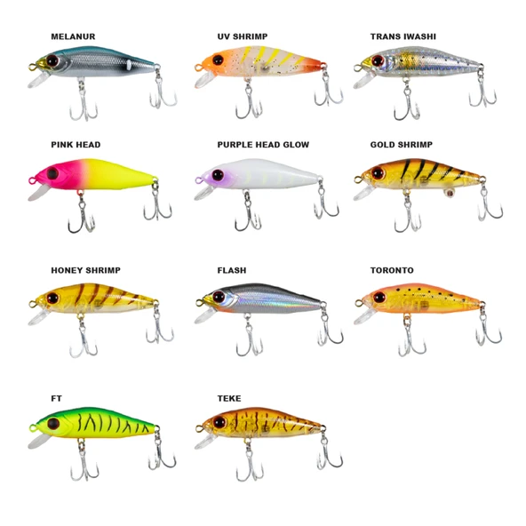 RYUJI SUPER MINNOW 5.5CM, 5GR  Standart PINK CHART ürün görseli 1
