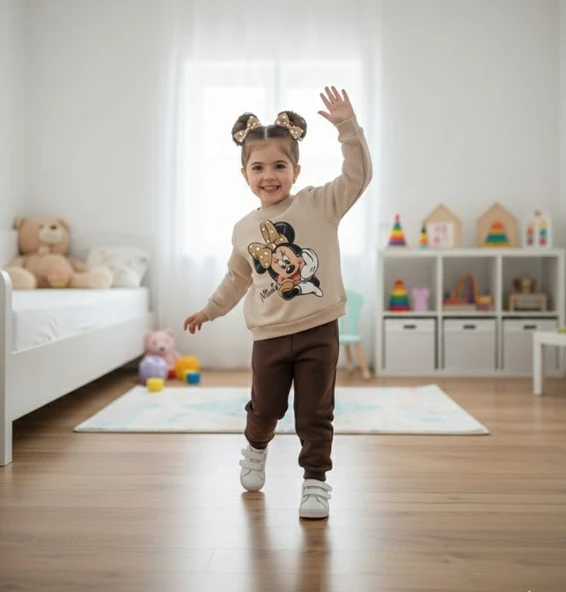 Mini Detayli Çocuk Eşofman Takimi ürün görseli 1