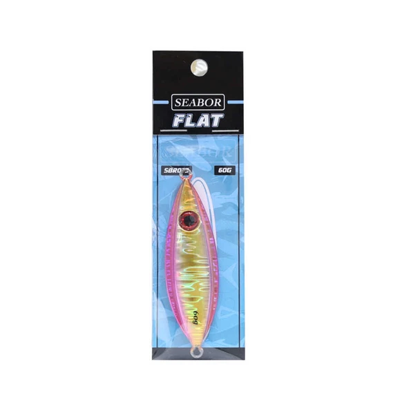 SEABOR FLAT JIG 40GR  Standart GREEN GOLD - Resim 2