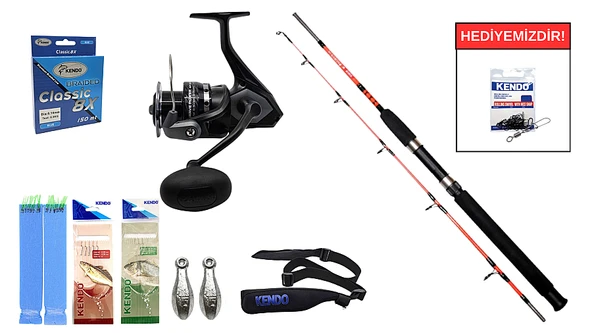 Remixon Pagrus 1.80 m 60-120 gr&Okuma Wave Power WP-8000A1 Tekne Seti ürün görseli 1