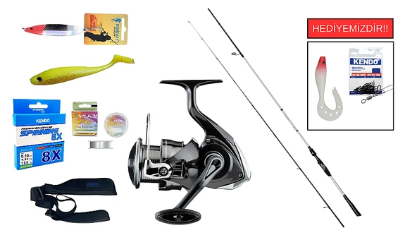 Fujin FastGame 265cm 8-35 gr&Daiwa Crossfire 26 LT 4000C Spin Seti ürün görseli 1