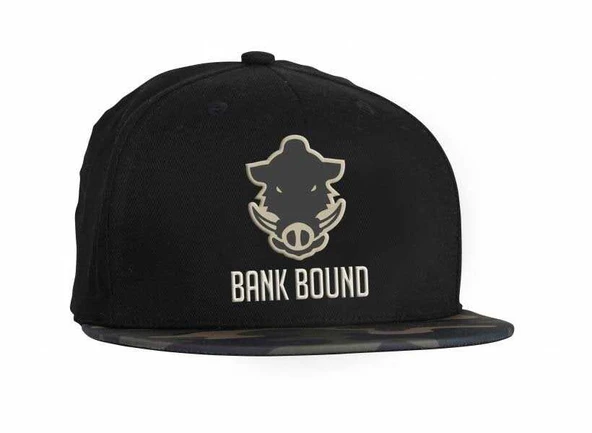 Prologıc Bank Bound Flat Bill Cap Black/Camo ürün görseli 1