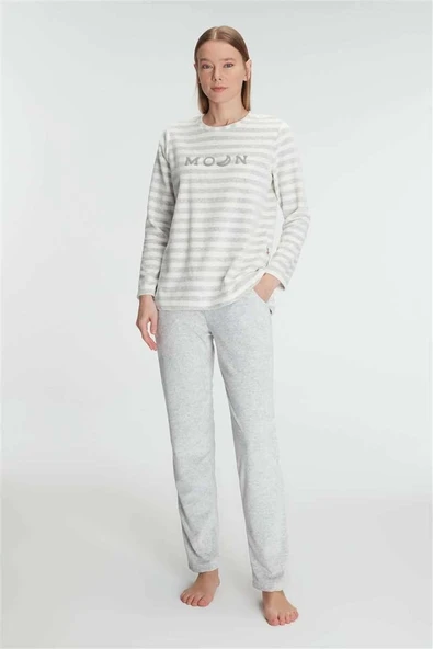 Anıl 11256 Kadın Pamuklu Uzun Kollu Pijama Takımı ürün görseli 1