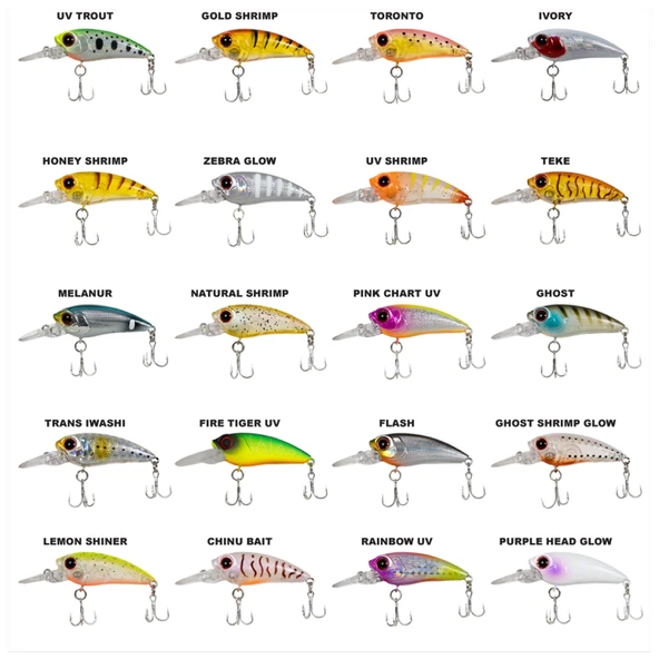 RYUJI DEEP KILLER SUSPENDING 4CM 3,4GR  Standart ZEBRA GLOW ürün görseli 1