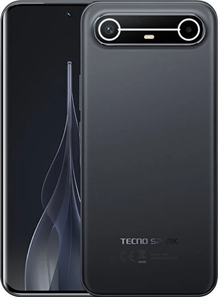 Tecno Spark Slim 256 8 4G (Tecno Türkiye Garantili) Siyah ürün görseli 1