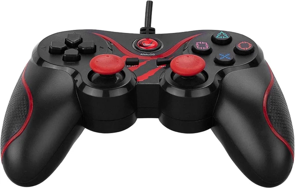 Rampage Nebulix PS3/PC Kırmızı USB 1.8m Joypad ürün görseli 1
