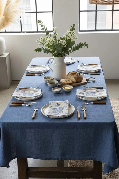 Elysian Blue 6'lı Sunum Peçetesi 40x40cm - Resim 2