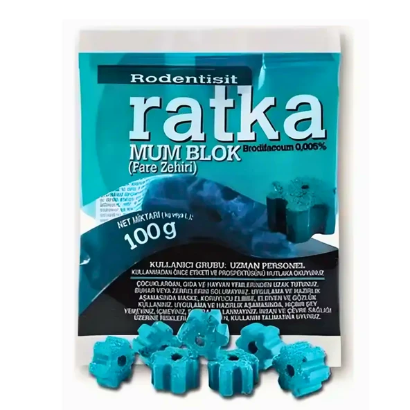Karmed Ratka Mum Blok 10x10 Fare Zehiri 100 g ürün görseli 1
