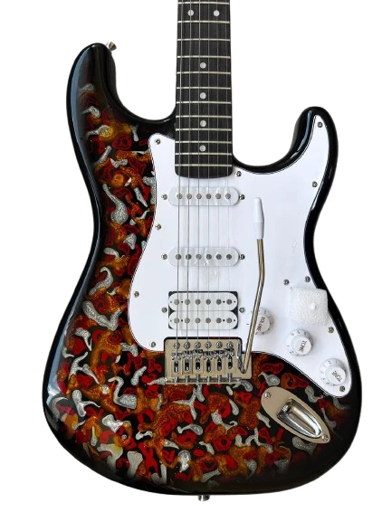 Rock Viper Inferno Art HSS Limited Edition Elektro Gitar ürün görseli 1