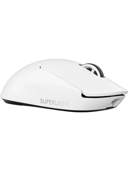 Logitech G PRO X Superlight 2 910-006639 Beyaz Lightspeed Hero Şarjlı Optik Kablosuz Oyuncu Mouse ürün görseli 1