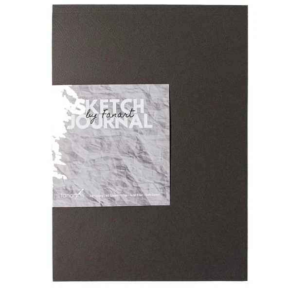Fanart Academy Sketch Journal 110 GR 60 YP A4 Gri 8661 ürün görseli 1