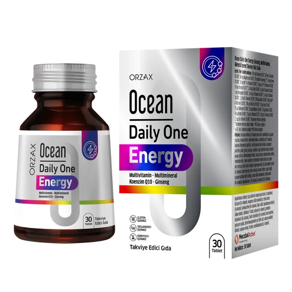 Orzax Ocean Daily One Energy 30 Tablet ürün görseli 1