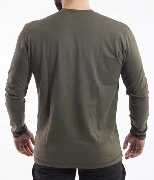 Outdoor T-shirt Basic Pamuklu Erkek BASETI04 - Resim 4