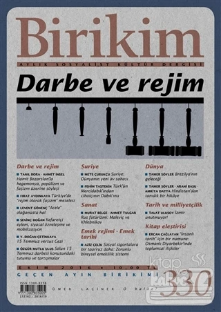 Birikim 330 Ekim 2016 ürün görseli 1