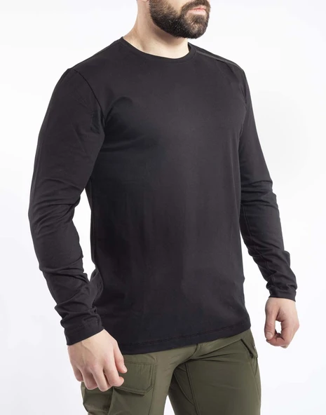 Outdoor T-shirt Basic Pamuklu Erkek BASETI04 - Resim 9