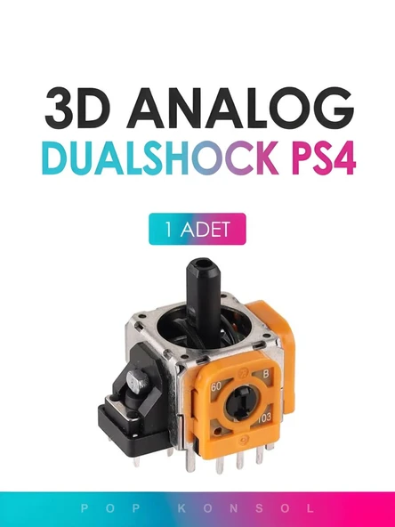 1 Adet PS4 3D Analog Joystick Motor Playstation 4 Dualshock Kol Tamir Yedek Parça ürün görseli 1
