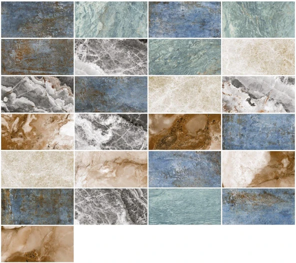 300X600 MEDITERRANEAN MIX K:9 - 1 kutu 1.08 m2 ürün görseli 1