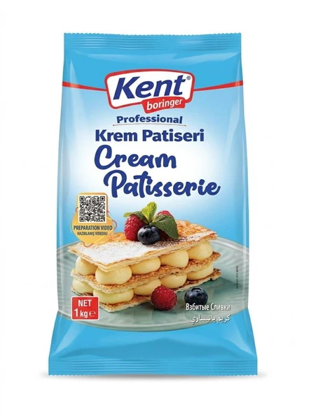 KENT KREM PATİSERİ SARI 1KG ürün görseli 1