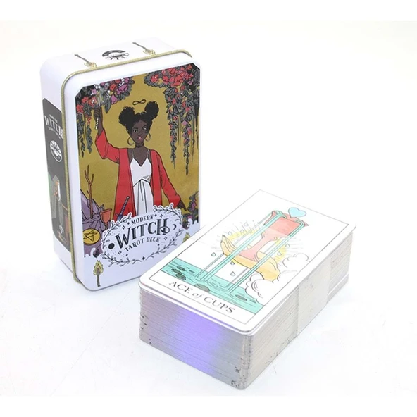 Metal Kutulu Tarot Kartı ürün görseli 1