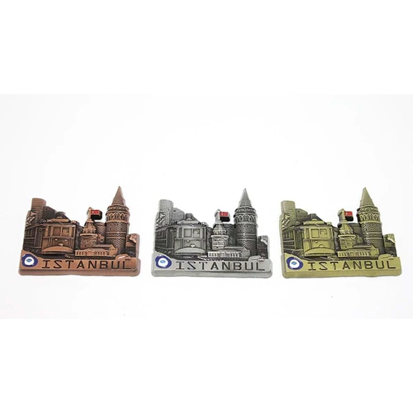 Metal İstanbul Temalı Yöresel Magnet - Resim 2