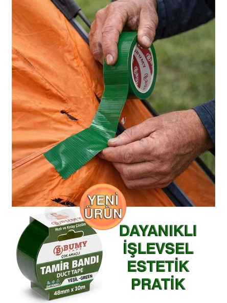 BUMY TAMIR BANDI 48MMX10M YESIL ürün görseli 1