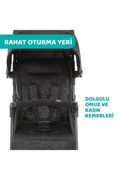 Chicco Ohlala 3 Bebek Arabası Grey Mist Outlet - Resim 6