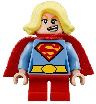 Lego Minifigür Supergirl with Superman S Logo Short Legs sh0483 ürün görseli 1