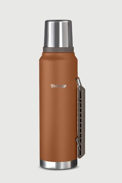 Stevig 1 Camper Klasik Kulplu Sızdırmaz Çelik Termos Autumn Leaf 1.2 LT ST-259 ürün görseli 1