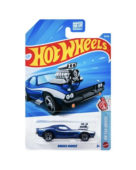 Hot Wheels Tekli Arabalar RODGER DODGER (KISA KART)  JJK71 ürün görseli 1