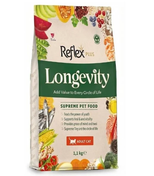 Reflex Plus Longevity Yetişkin Kedi Maması 1100 G ürün görseli 1
