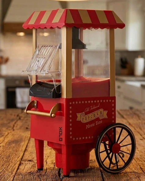 5 Dakikada Popcorn Hazırlayan Yağsız Patlatma Makinesi ürün görseli 1