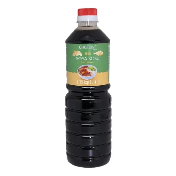 Chefline Asia Soya Sosu 1.15 KG  Uzak Doğu Lezzeti (Profesyonel Kullanım) ürün görseli 1