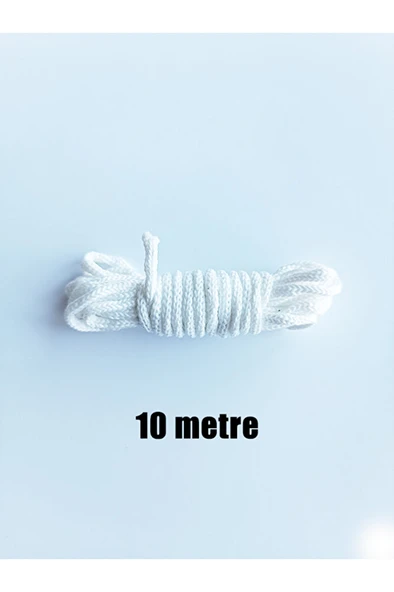 Cevşen Kolye ipi ( 10 metre ) Beyaz hobi ip ürün görseli 1