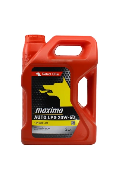 20W-50 LPG Sentetik Motor Yağı 4 Litre Synthetıc Motor Oil ürün görseli 1